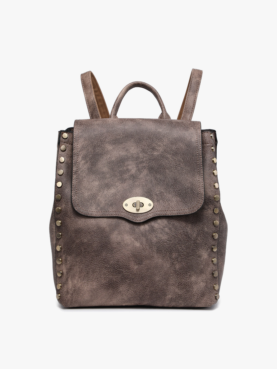 Bex Distressed Backpack | M1841DS : Olive