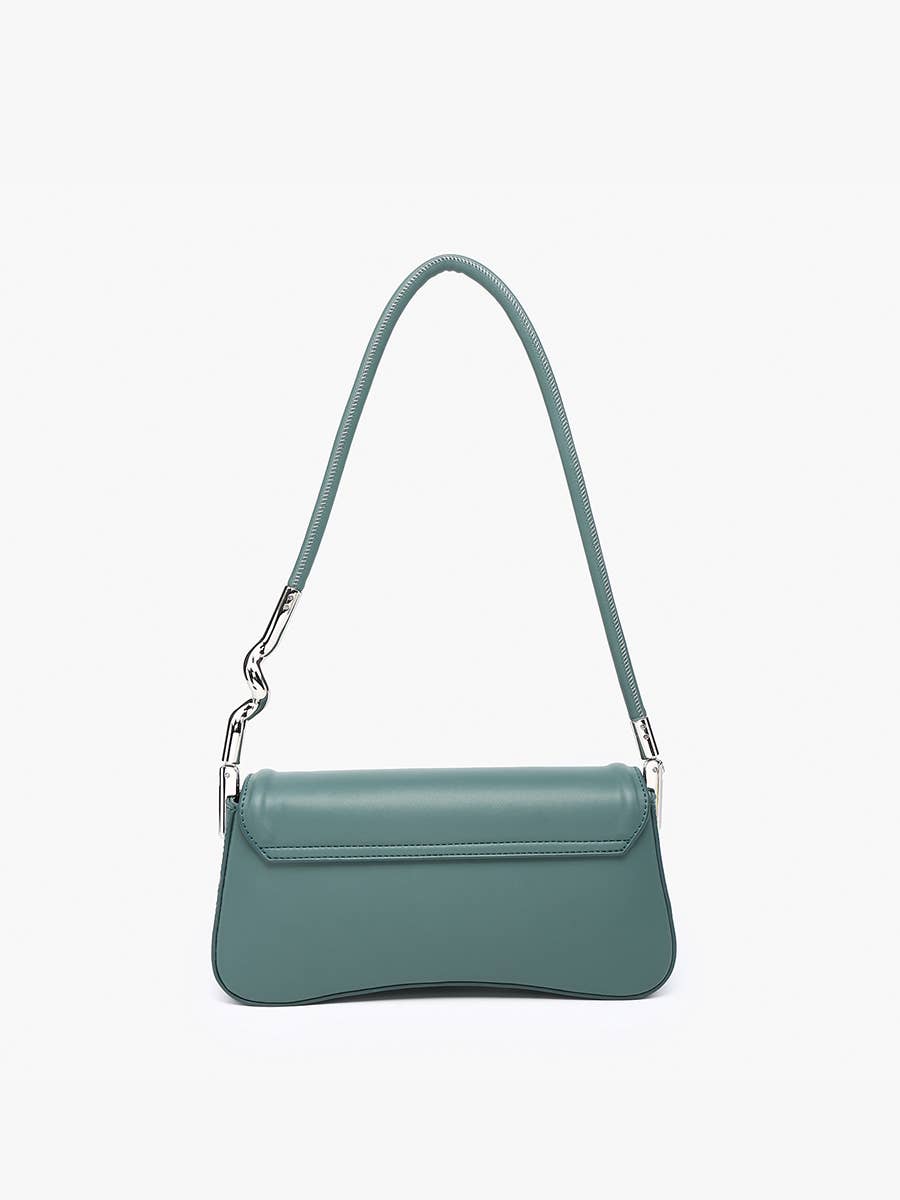 Toronto Detailed Edge Shoulder Bag | JN2554 : Dusty Blue