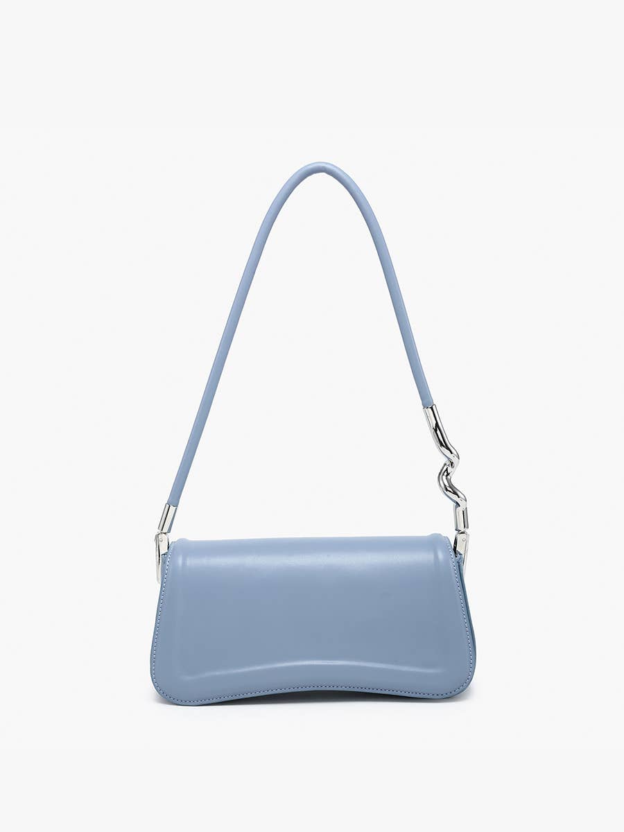 Toronto Detailed Edge Shoulder Bag | JN2554 : Dusty Blue