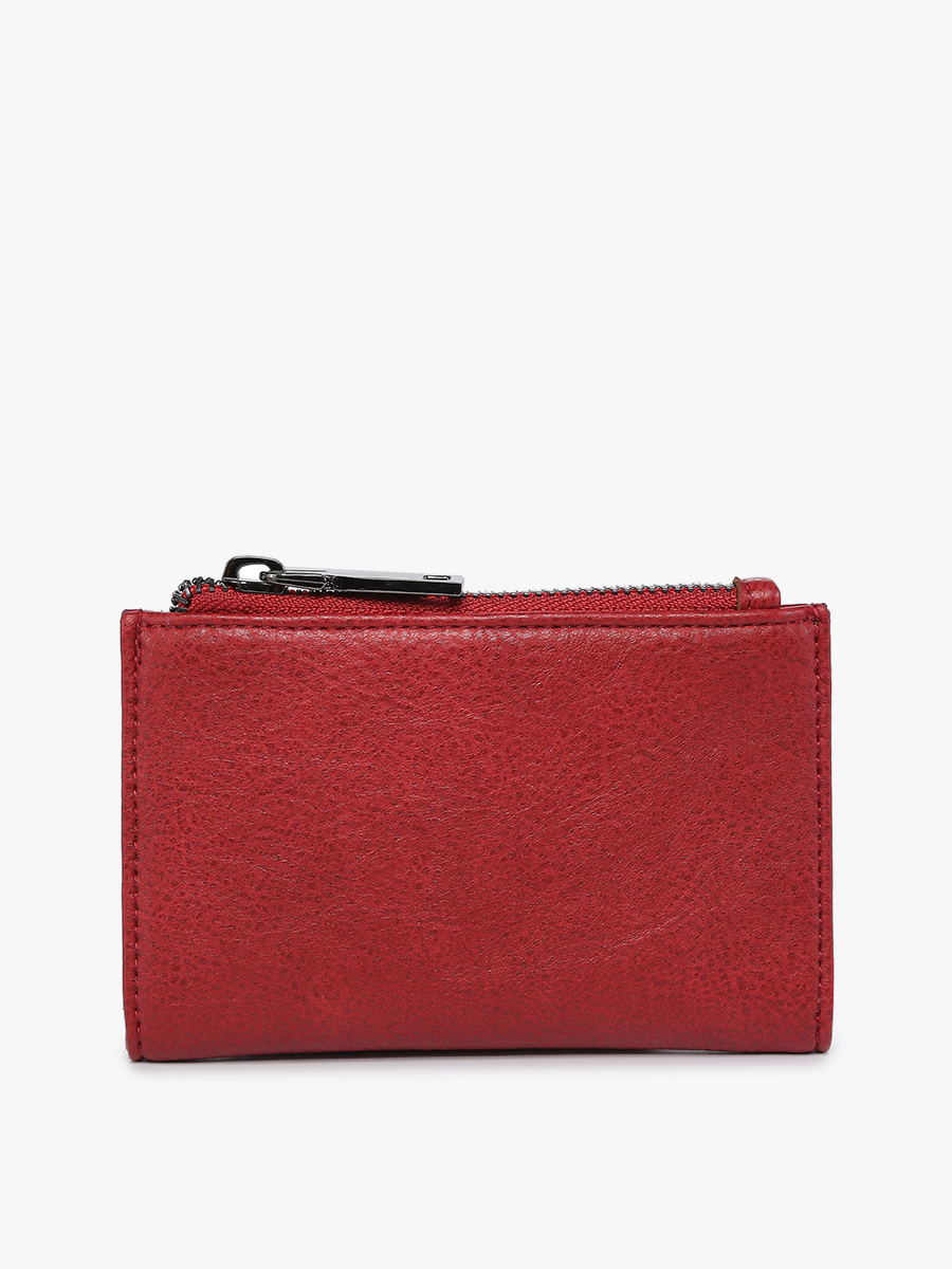 Zara RFID Zip-Top Wallet | WL2185RF : Berry