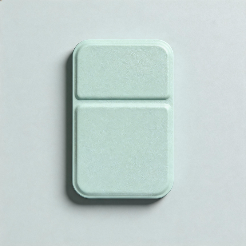 Faux PU Leather Pocket Mirror: Dusty Pink / One Size
