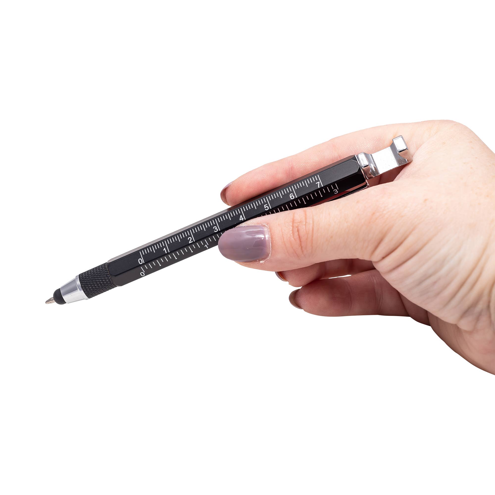 Friken Cool Pen | 6-in-1 Tech Multi-Tool Pen: Black