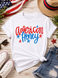American Honey crew neck t-shirt