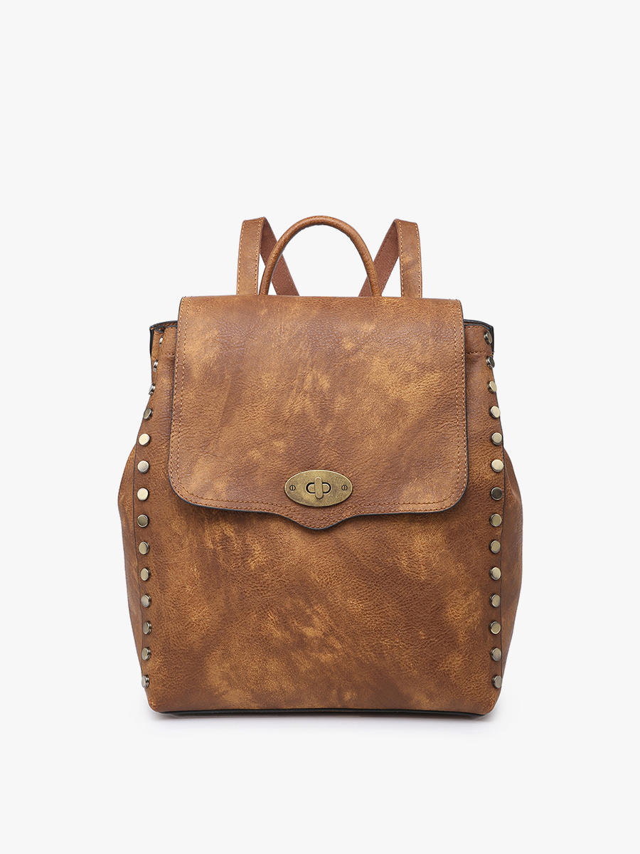 Bex Distressed Backpack | M1841DS : Brown