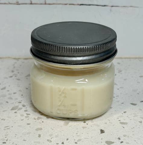 Travel Jar Candle w/Lid: Barn Wood