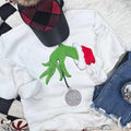 Fluffy Hand Holding an Ornament Patch