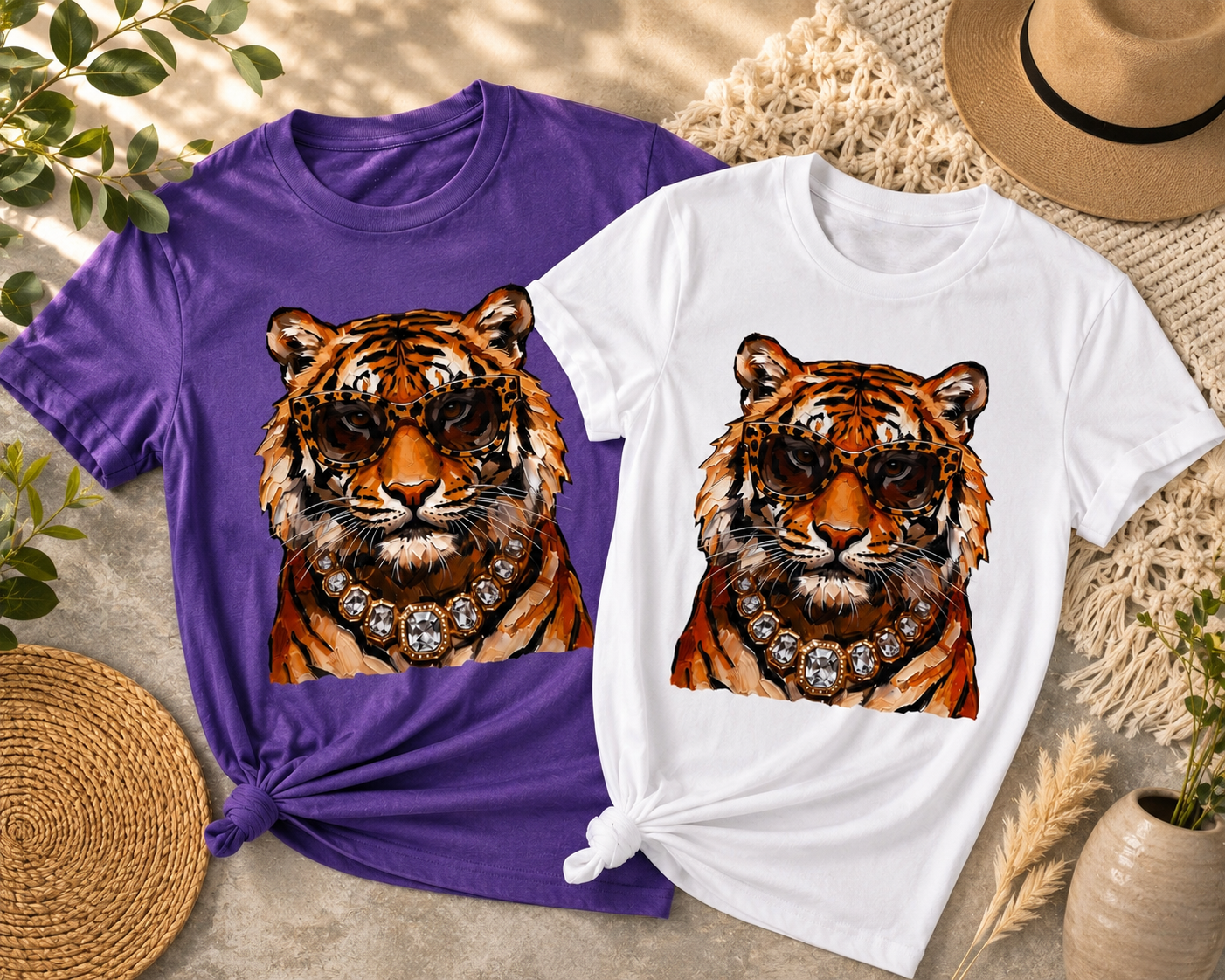 Tiger with Bling