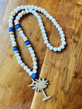 Beaded South Carolina Palmetto Tree Necklace