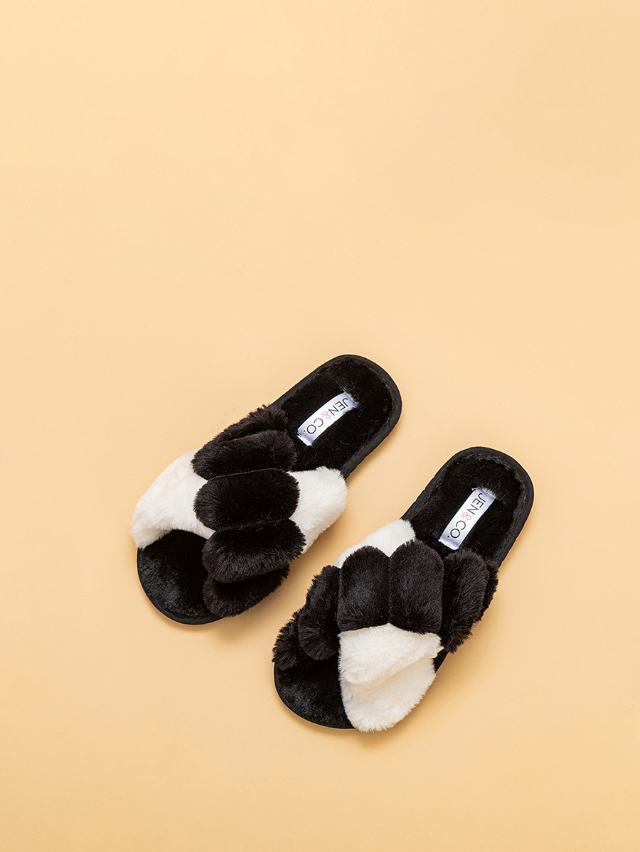 Amanda Two-Tone Slippers | SLP2120 : Sage / XL