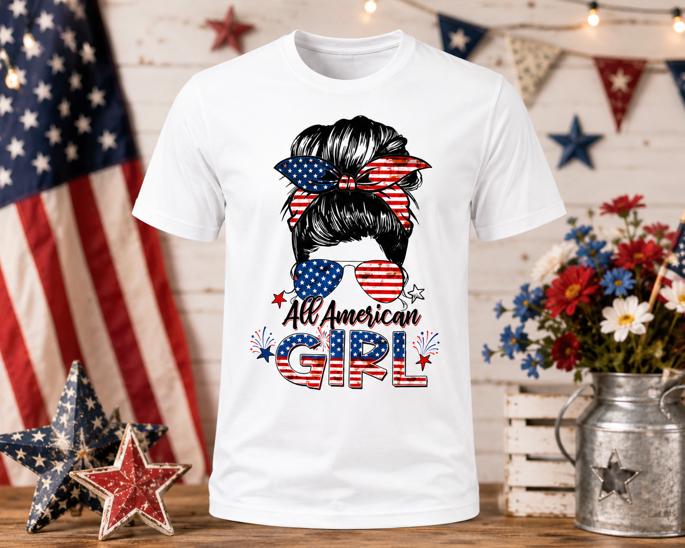 American Girl crew neck t-shirt