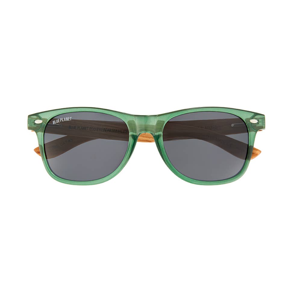 BP10267 NEW Bodie - Green/Walnut Wood - Smoke Polarized Lens