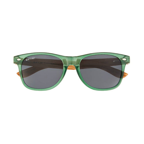 BP10267 NEW Bodie - Green/Walnut Wood - Smoke Polarized Lens