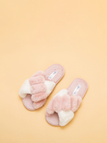 Amanda Two-Tone Slippers | SLP2120 : Lt. Pink / Small