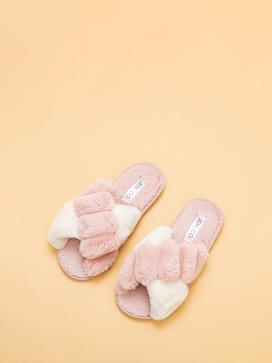Amanda Two-Tone Slippers | SLP2120 : Sage / Small