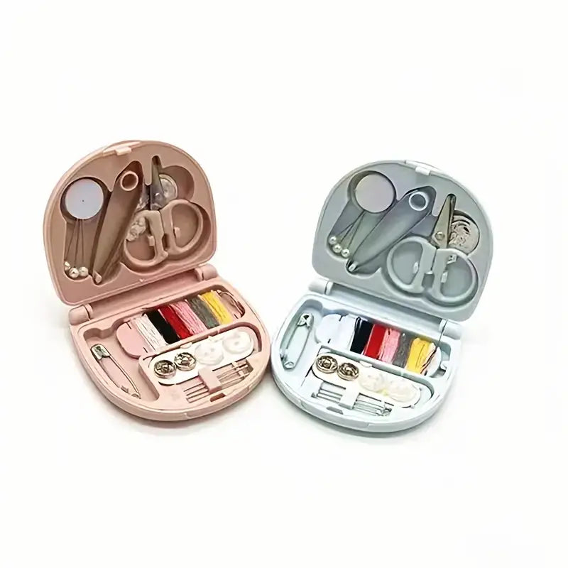 Portable Mini Sewing Kit, Emergency Clothing Fix Kit, Gift: Pink