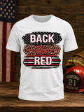 Back the Red crew neck t shirt