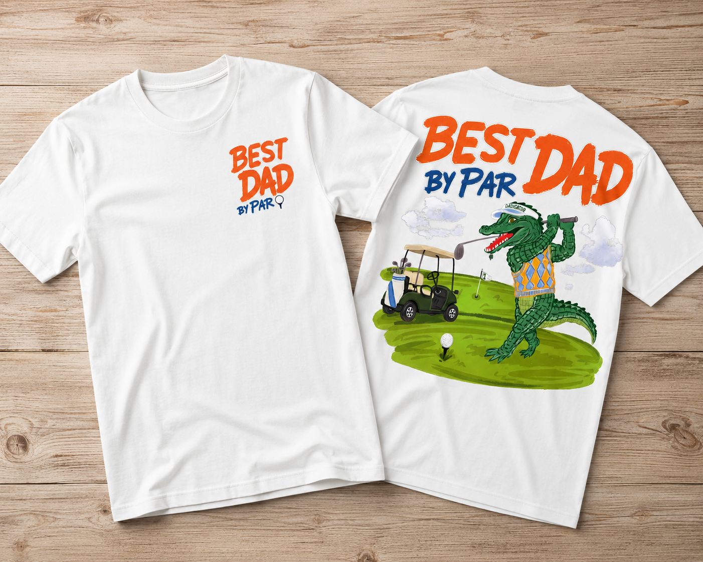 Best Dad by Par crew neck t-shirt