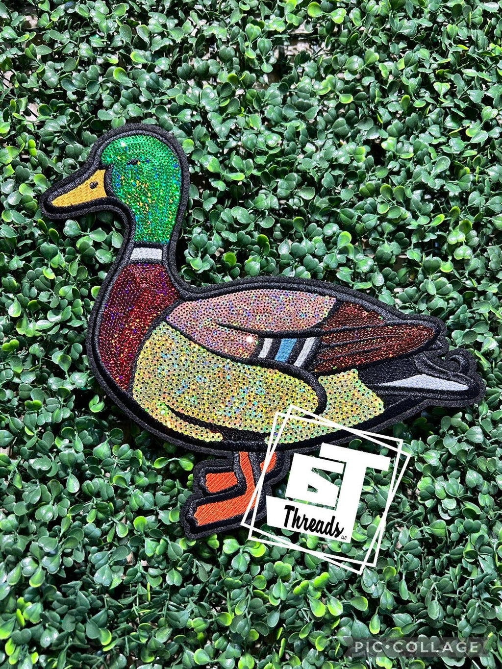 Sequin Duck....Patches Only: Sequin Duck