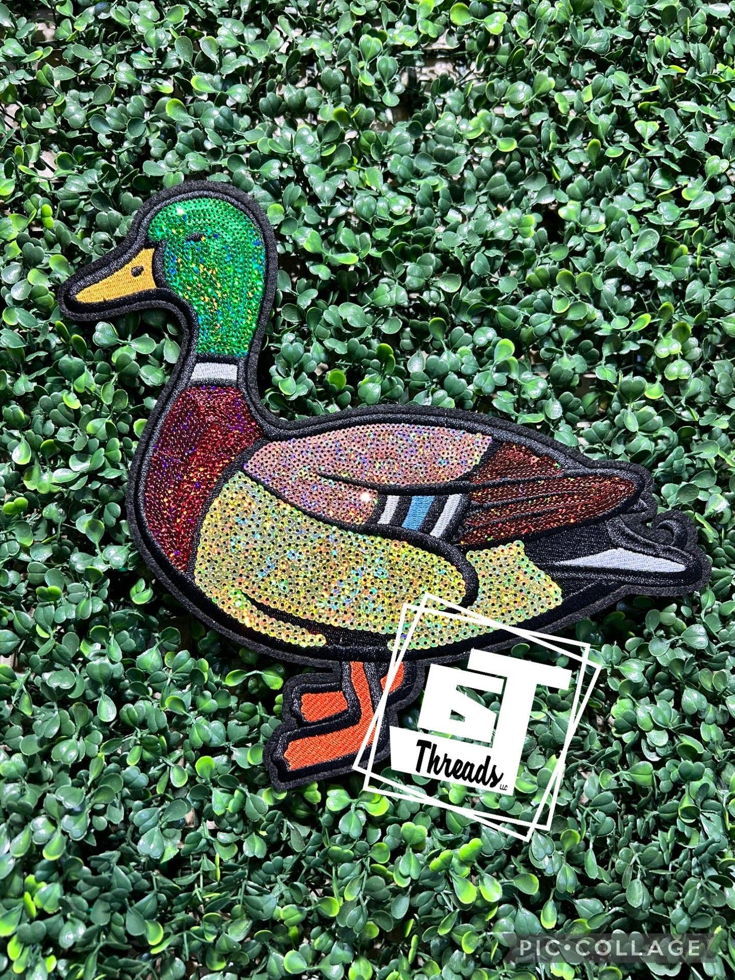 Sequin Duck....Patches Only: Sequin Duck