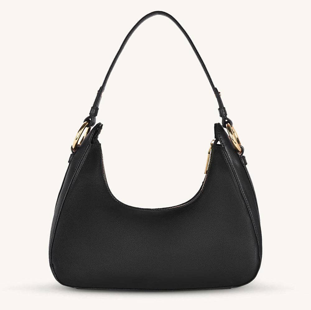 Mira & Moss Ava Shoulder Bag - Black: BLACK