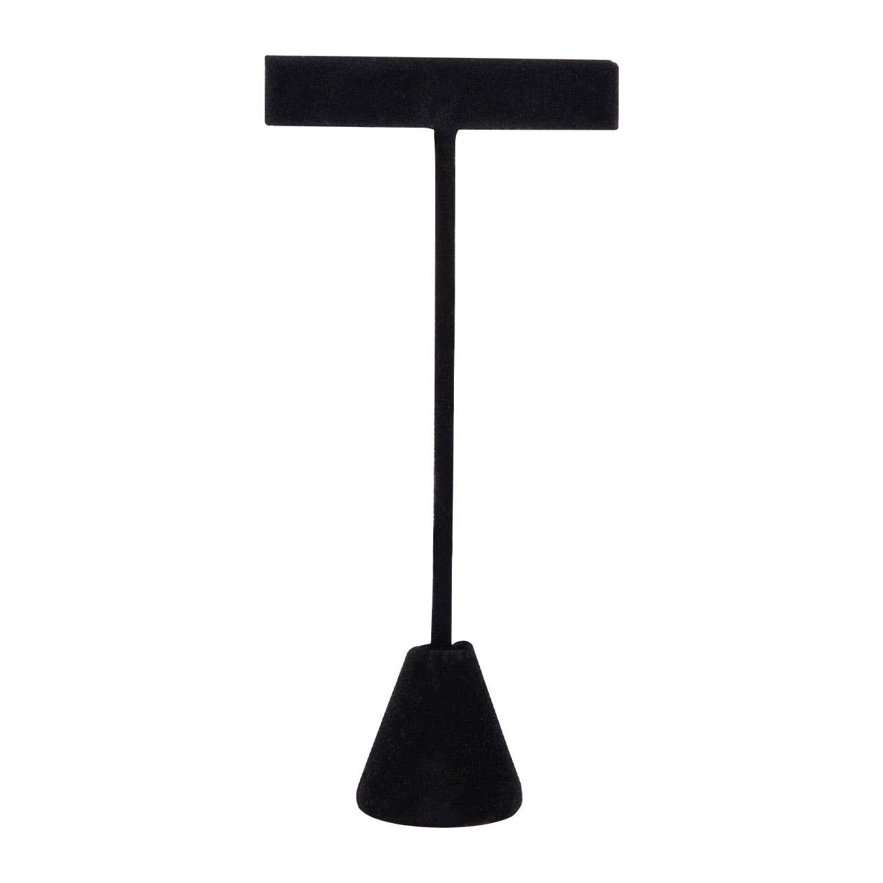 Black Velvet Earring T-Bar Display  - 6"H