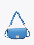 Nylah Flapover Crossbody – Woven Strap Bag | EH2708 : Cobalt Blue