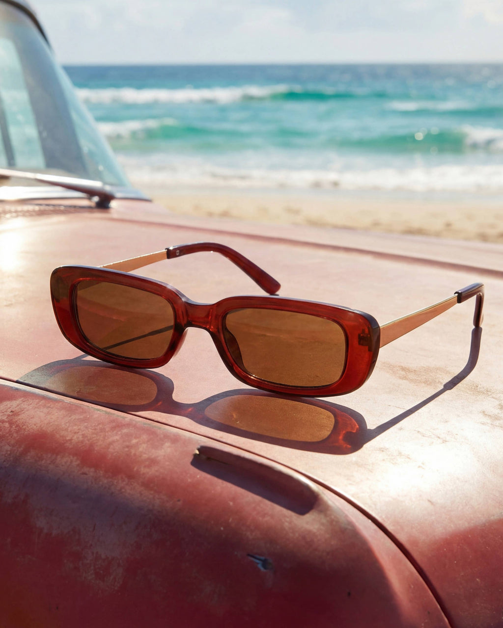 BP10054 -NEW Adley Crystal Brown / Brown Polarized Lens