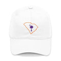 South Carolina Palmetto Clemson White Embroidered Cotton Baseball Hat #M190VL-WHT-PMOP