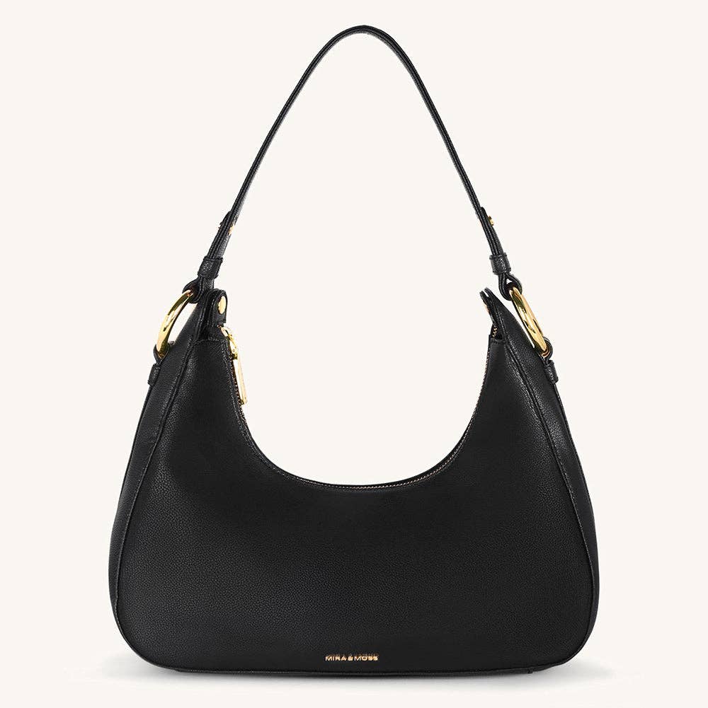 Mira & Moss Ava Shoulder Bag - Black: BLACK