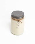 Mason Jar Candle with Key Charm: Welcome Home