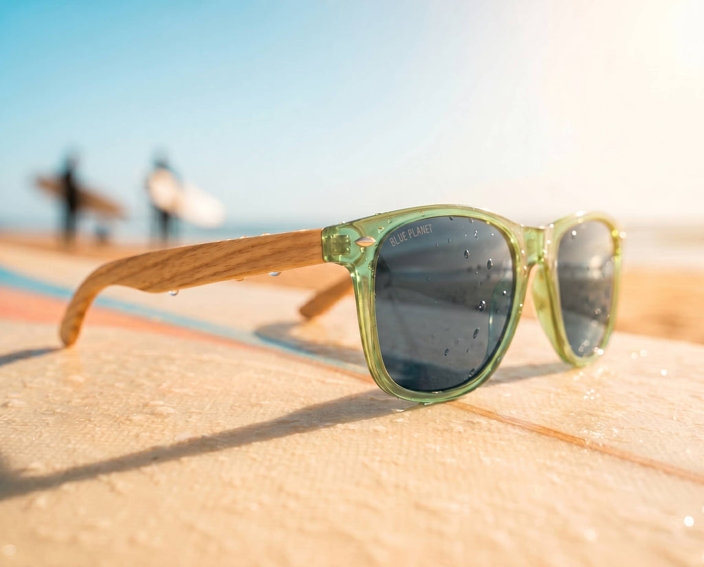 BP10267 NEW Bodie - Green/Walnut Wood - Smoke Polarized Lens