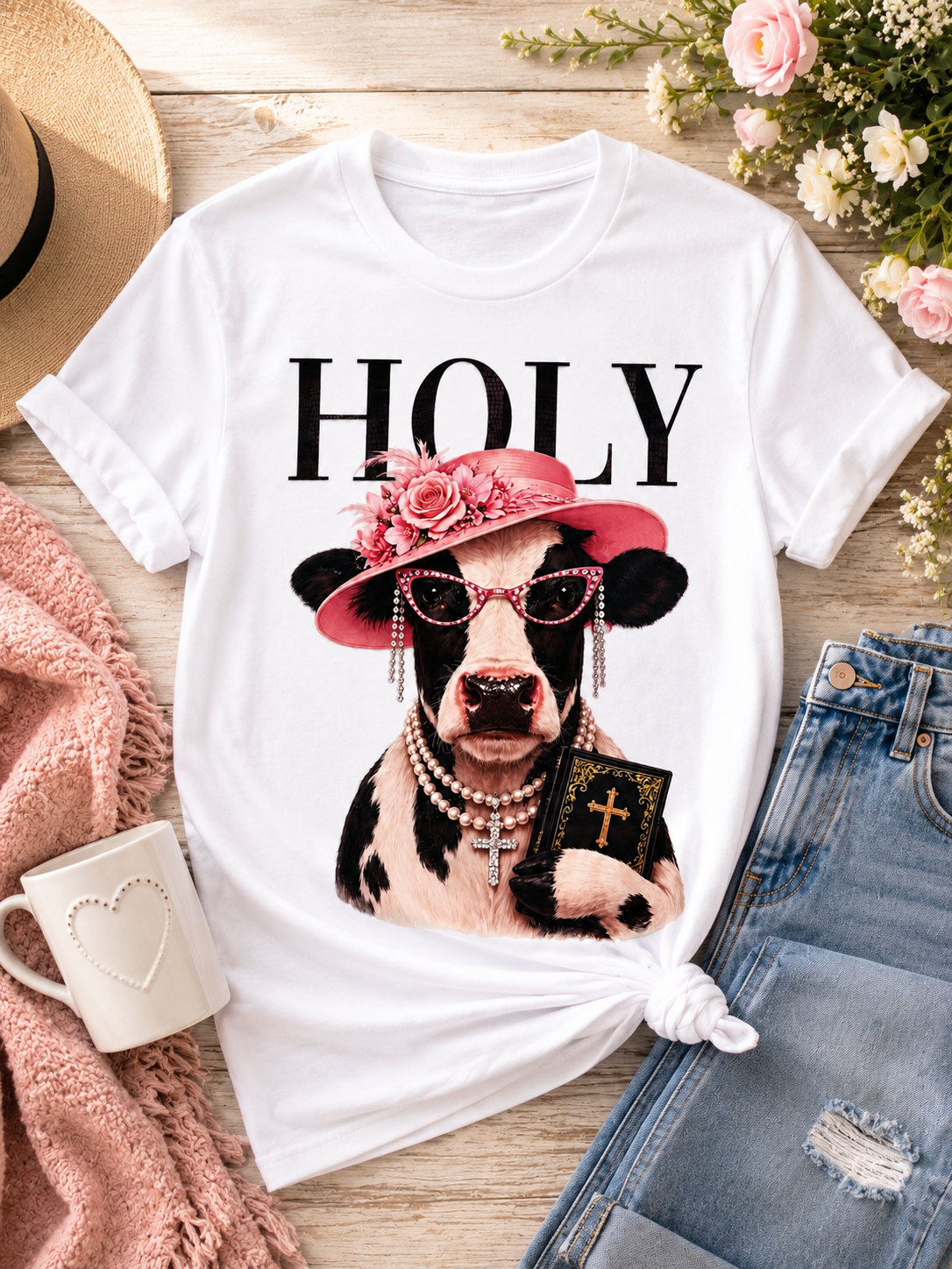 Holy Cow with hat