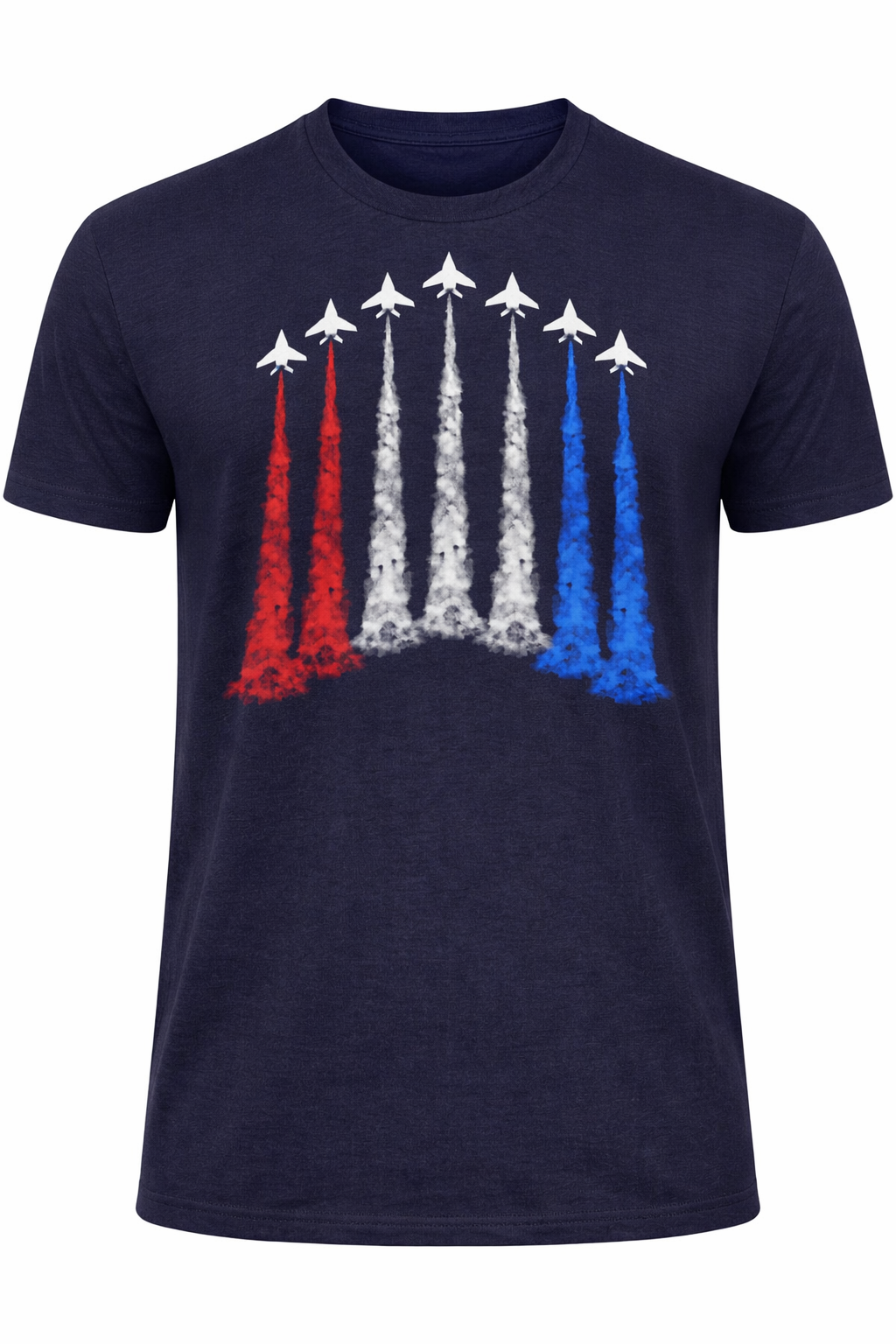 July 4th Red White and Blue Airplane