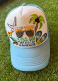 KEEP YOUR EYES ON JESUS | TRUCKER HAT