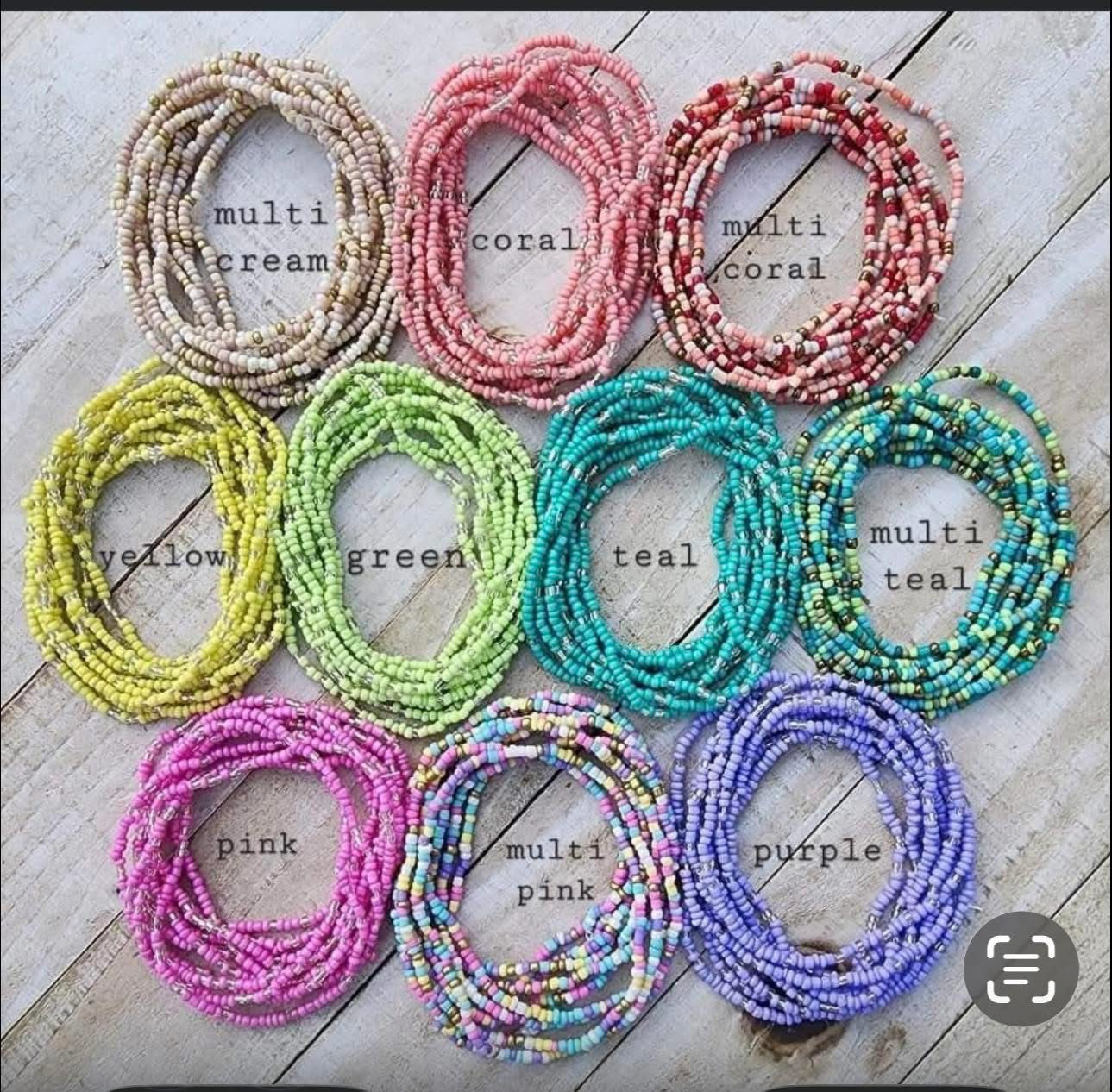 Multi Color Beaded Bracelet