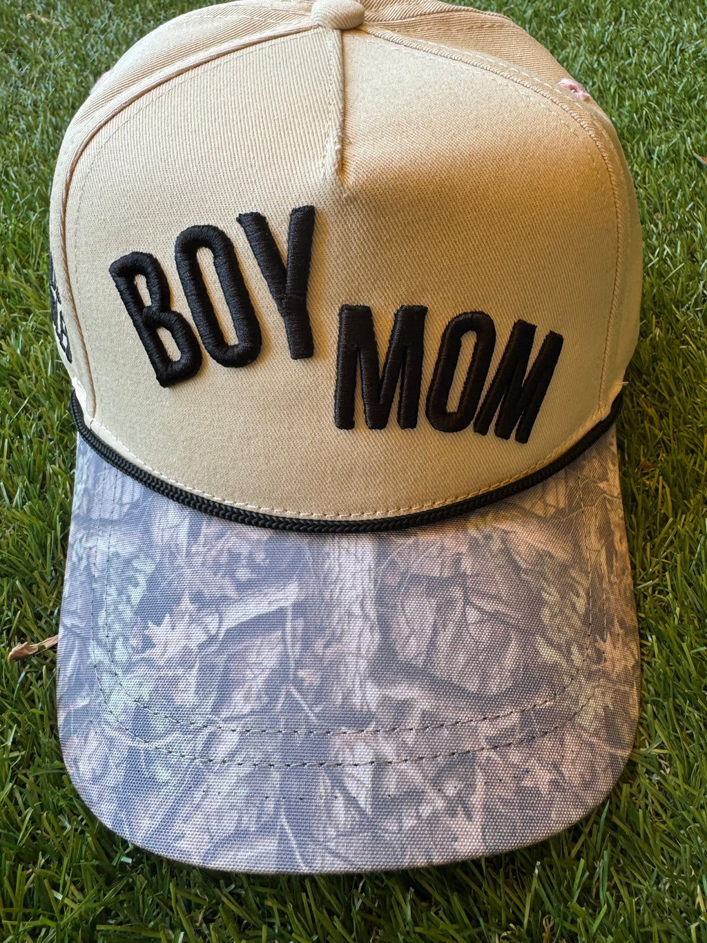 Boy Mom Embroidered Canvas Hat