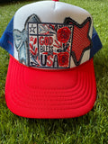 God Bless the USA trucker hat
