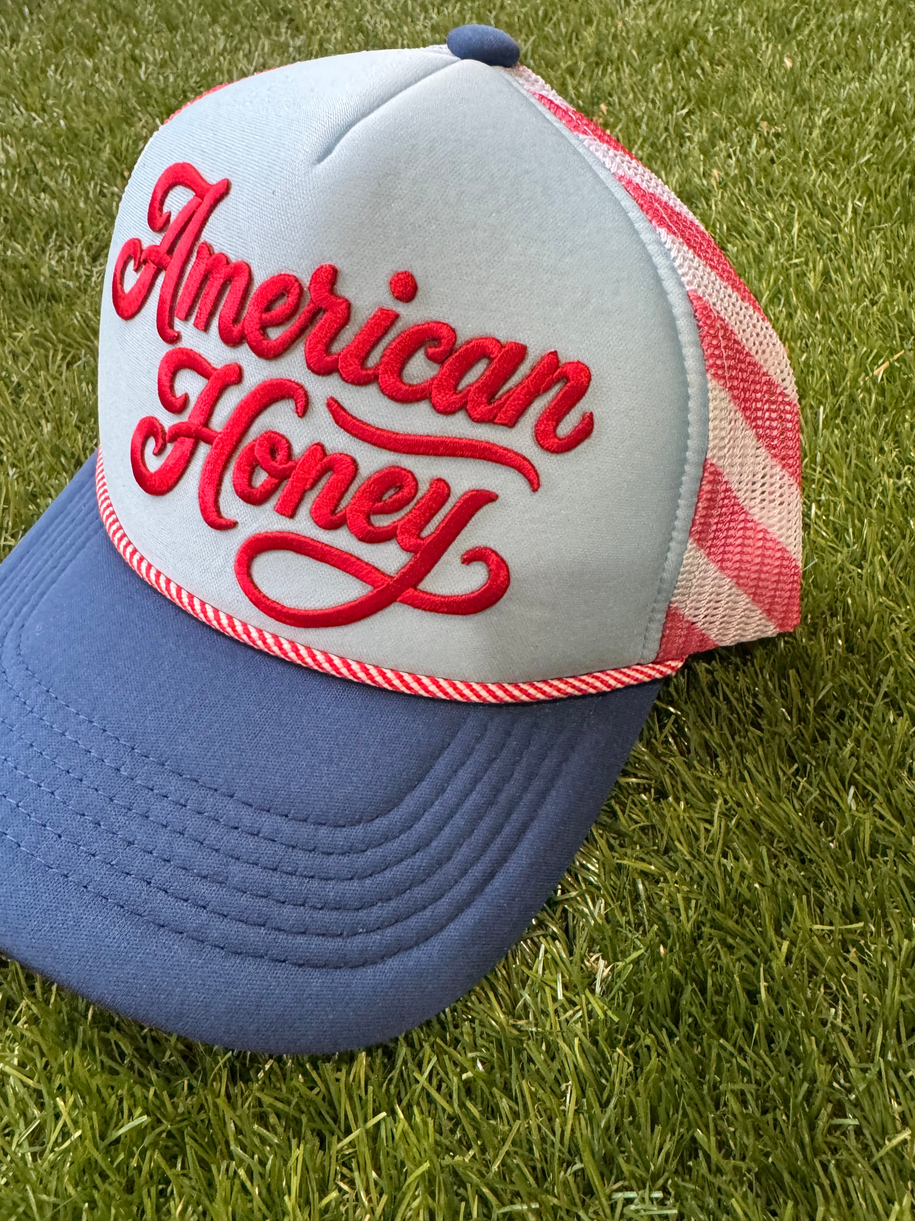American Honey custom mesh trucker hat