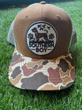 Southern Boy camouflage trucker hat