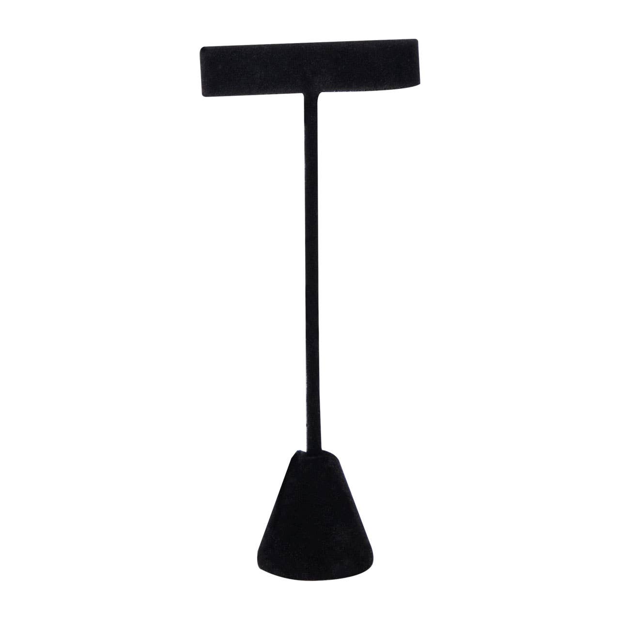Black Velvet Earring T-Bar Display  - 6"H