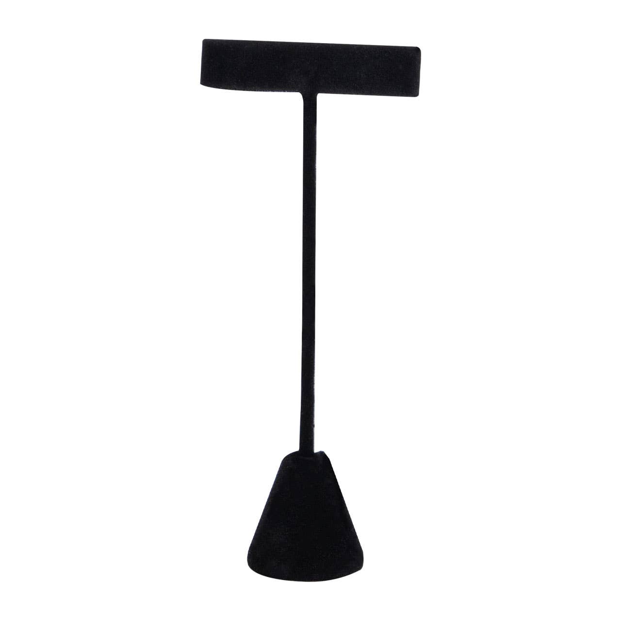 Black Velvet Earring T-Bar Display  - 6"H