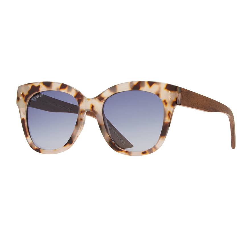 BP10392 Cora -Ivory Tortoise / Walnut Wood - Smoke Brown Pol
