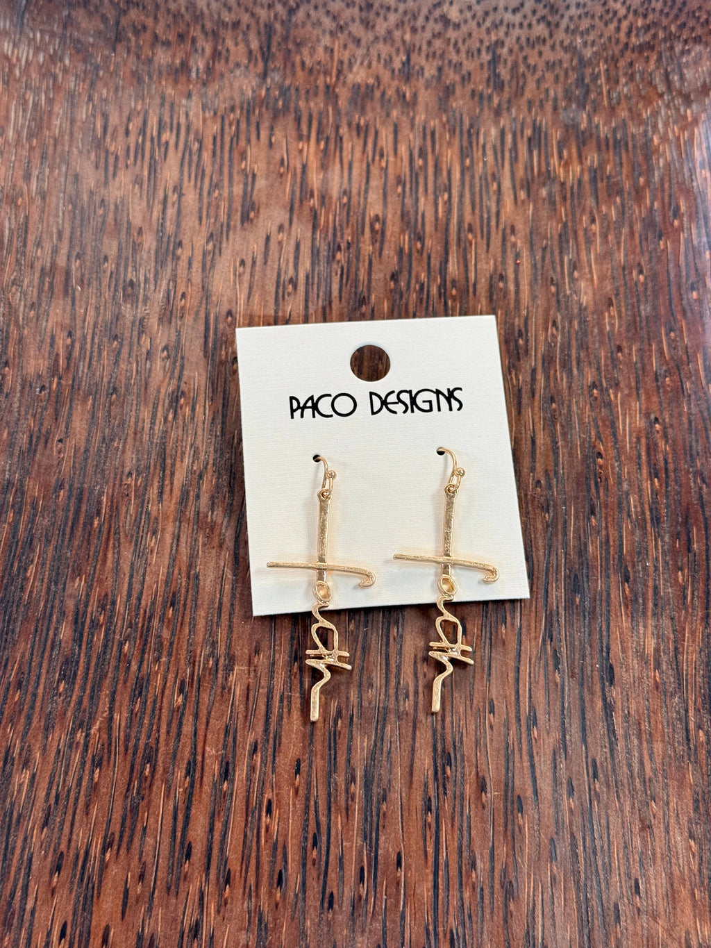 Faith in the Cross Dangle Earrings: Silver