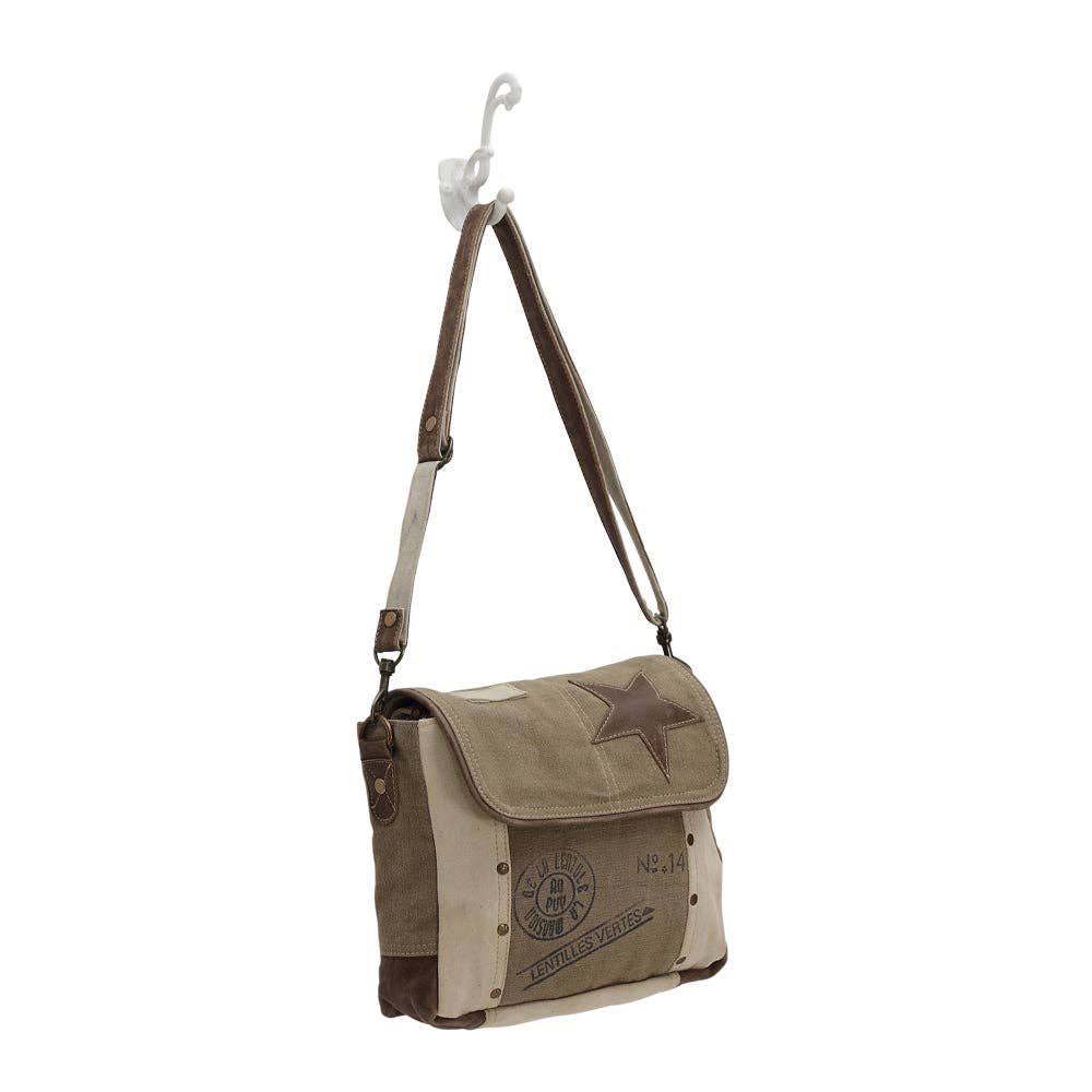 Leather Star Shoulder Bag