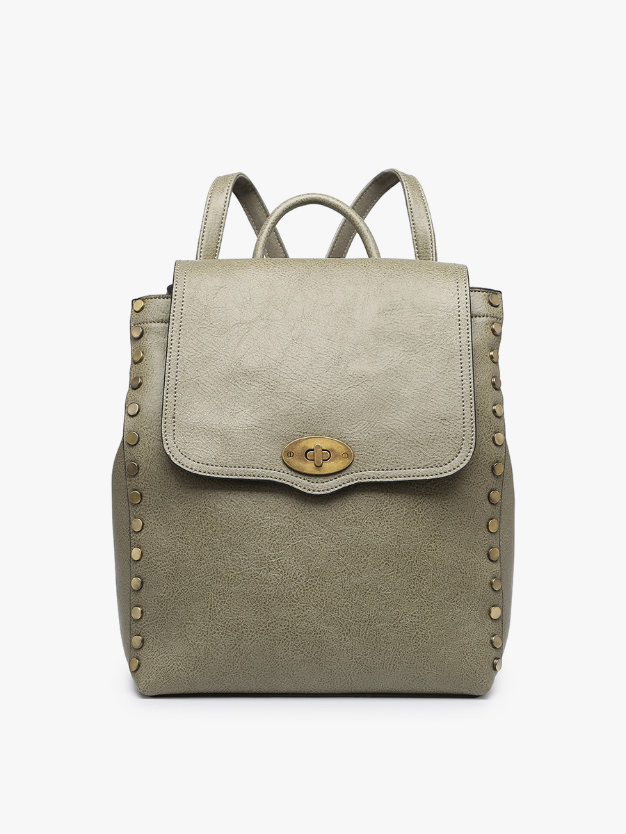 Bex Distressed Backpack | M1841DS : Olive