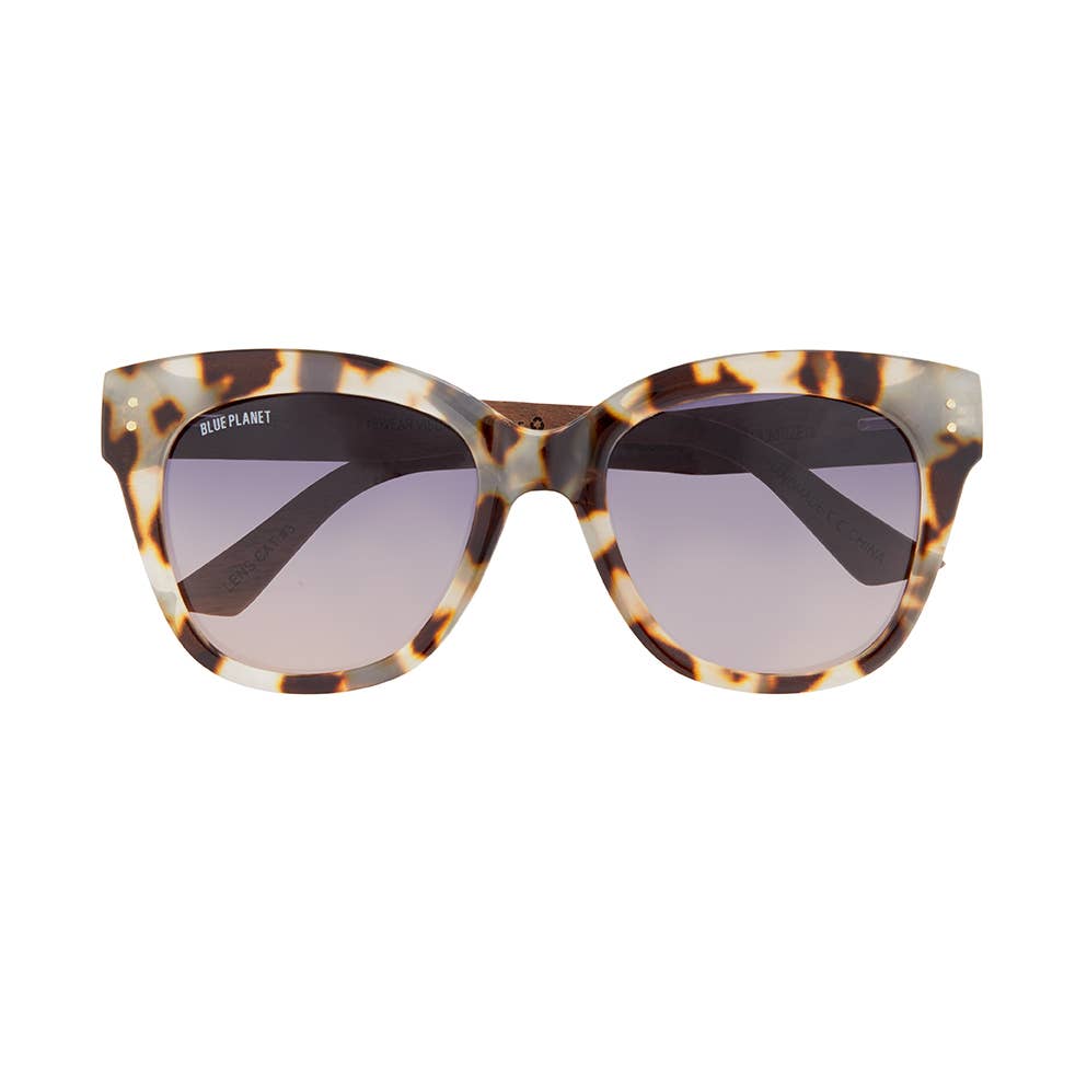 BP10392 Cora -Ivory Tortoise / Walnut Wood - Smoke Brown Pol