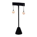 Black Velvet Earring T-Bar Display  - 6"H