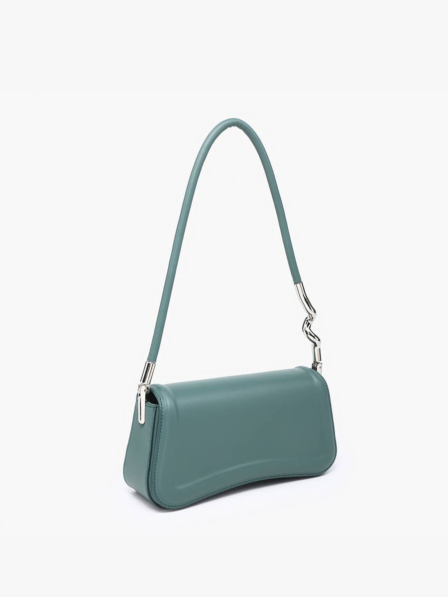 Toronto Detailed Edge Shoulder Bag | JN2554 : Dusty Blue