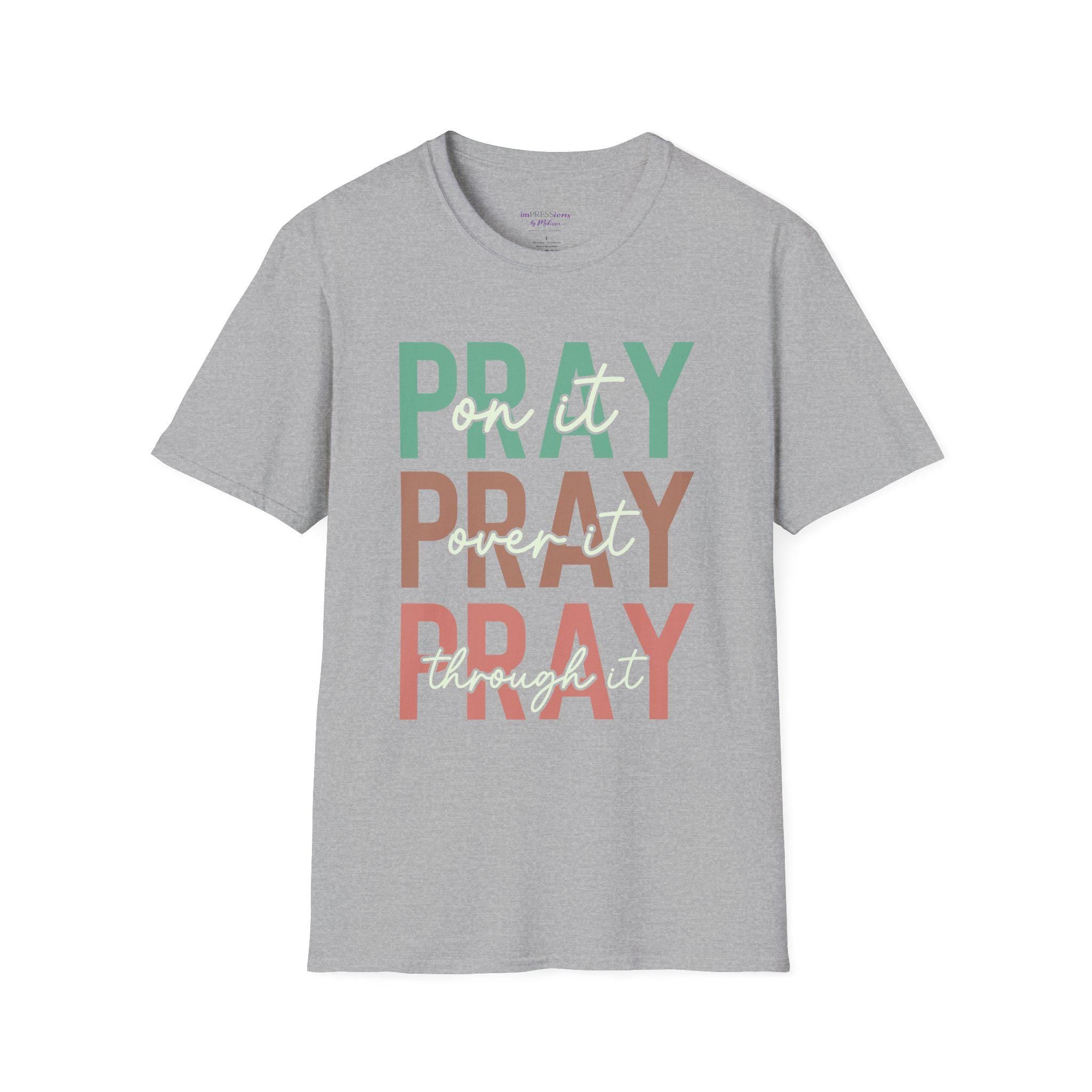 Inspirational Christian T-Shirt | Pray On It Graphic Tee