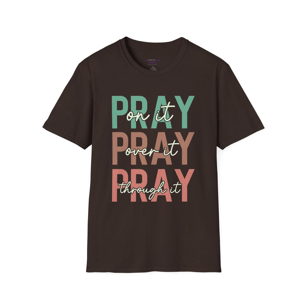 Inspirational Christian T-Shirt | Pray On It Graphic Tee